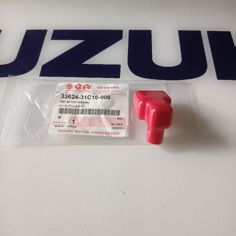 KARET PELINDUNG AKI SUZUKI SATRIA FU 150 ORIGINAL SGP