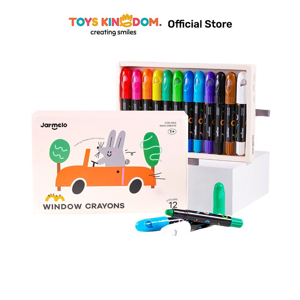 

Toys Kingdom Jarmelo Set 12 Pcs Crayon Washable Silky Window - Mix Crayon Dapat Dicuci Alat Tulis Warna Warni Perlengkapan Gambar Mewarnai Perlengkapan Tulis Anak-Anak