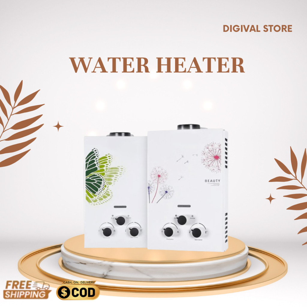 FINITO Gas Water Heater 6 Liter Pemanas Air NK 6L CO