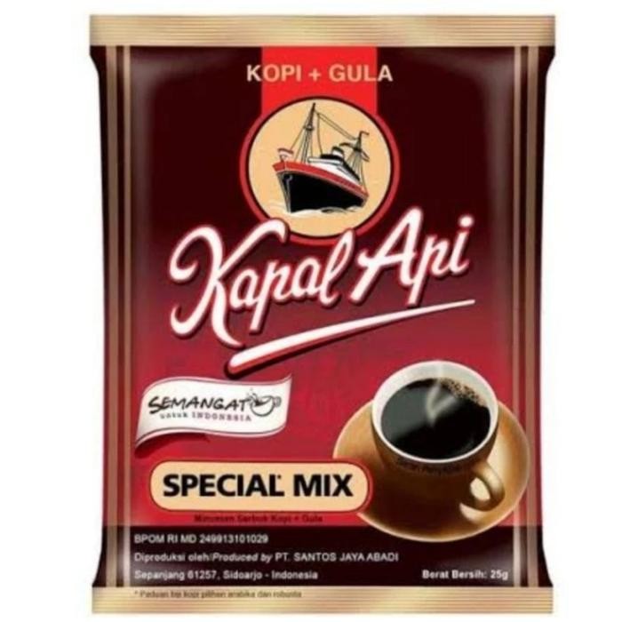 

(OFFICIAL MANTAP) kopi Kapal Api Spesial Mix Kopi 1 Renceng 23 gram Isi 10 Sachet Coffee Bubuk - ISI 10 PCS