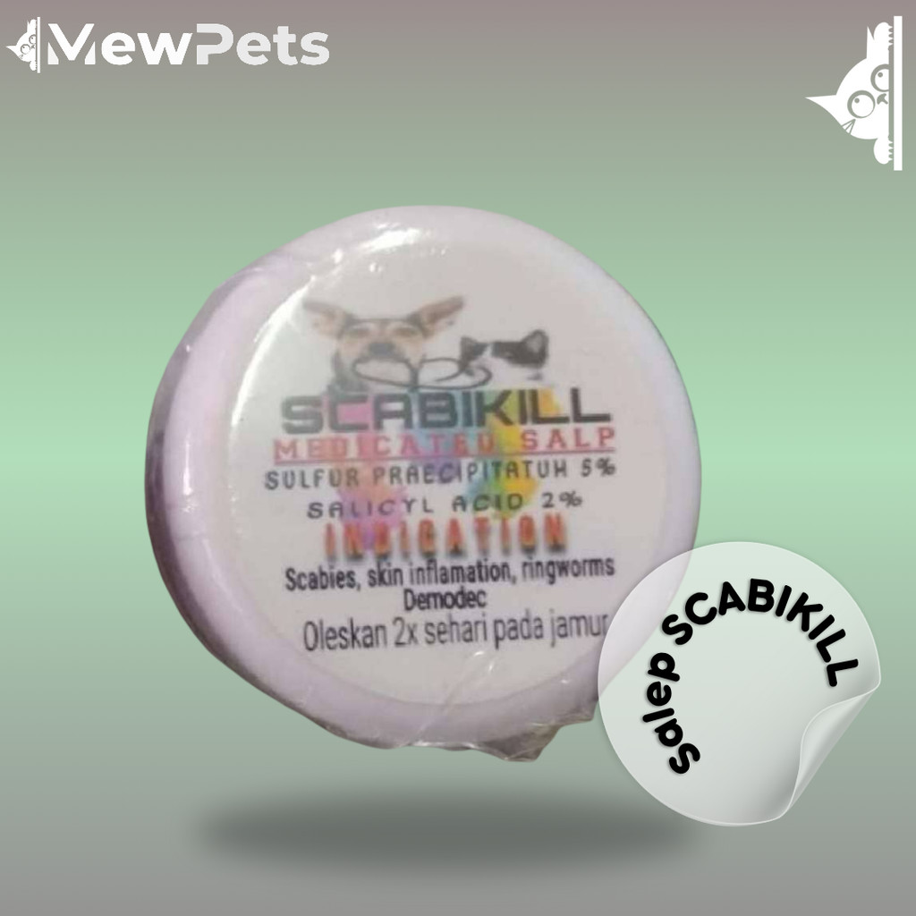 SALEP SCABIKILL (salep jamur kucing & anjing)