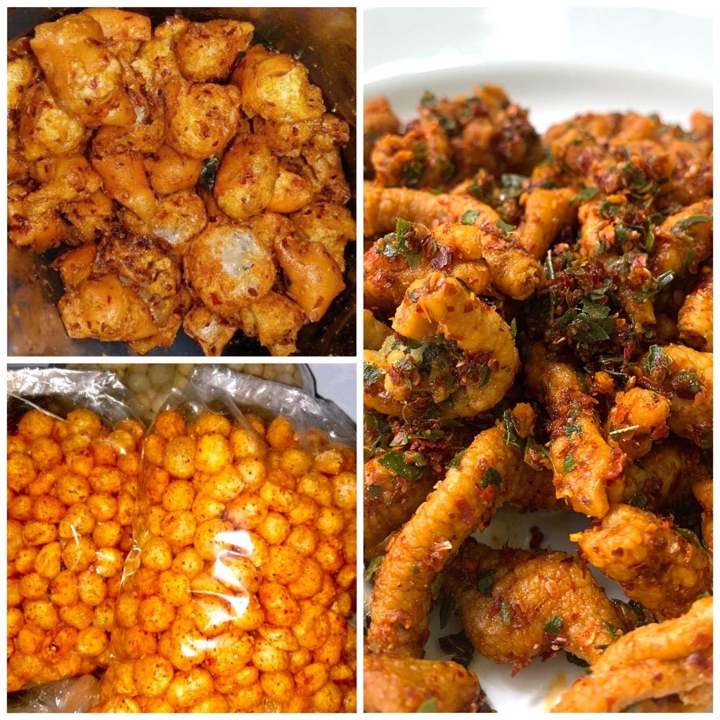 

siomay mini kering usus cimol kering emplod pedas daun jeruk pedas 1kg