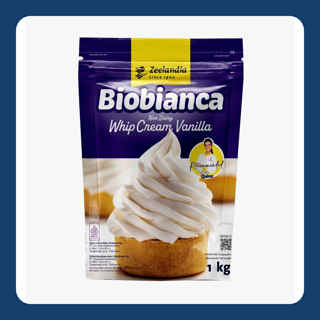 

Zeelandia Biobianca Whip Cream 1 Kg