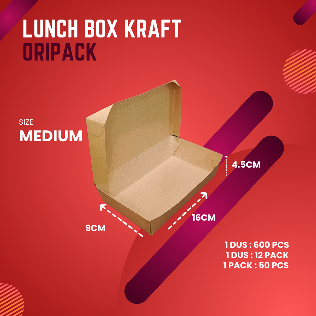 LUNCH BOX LARGE / MEDIUM - BETAPACK / WADAH MAKANAN / WADAH KATERING