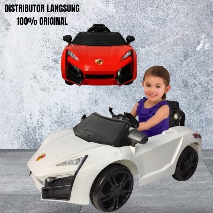Mainan Mobil Aki Yotta Adventure Musik Terbaru Mobil Aki Sport - Merah