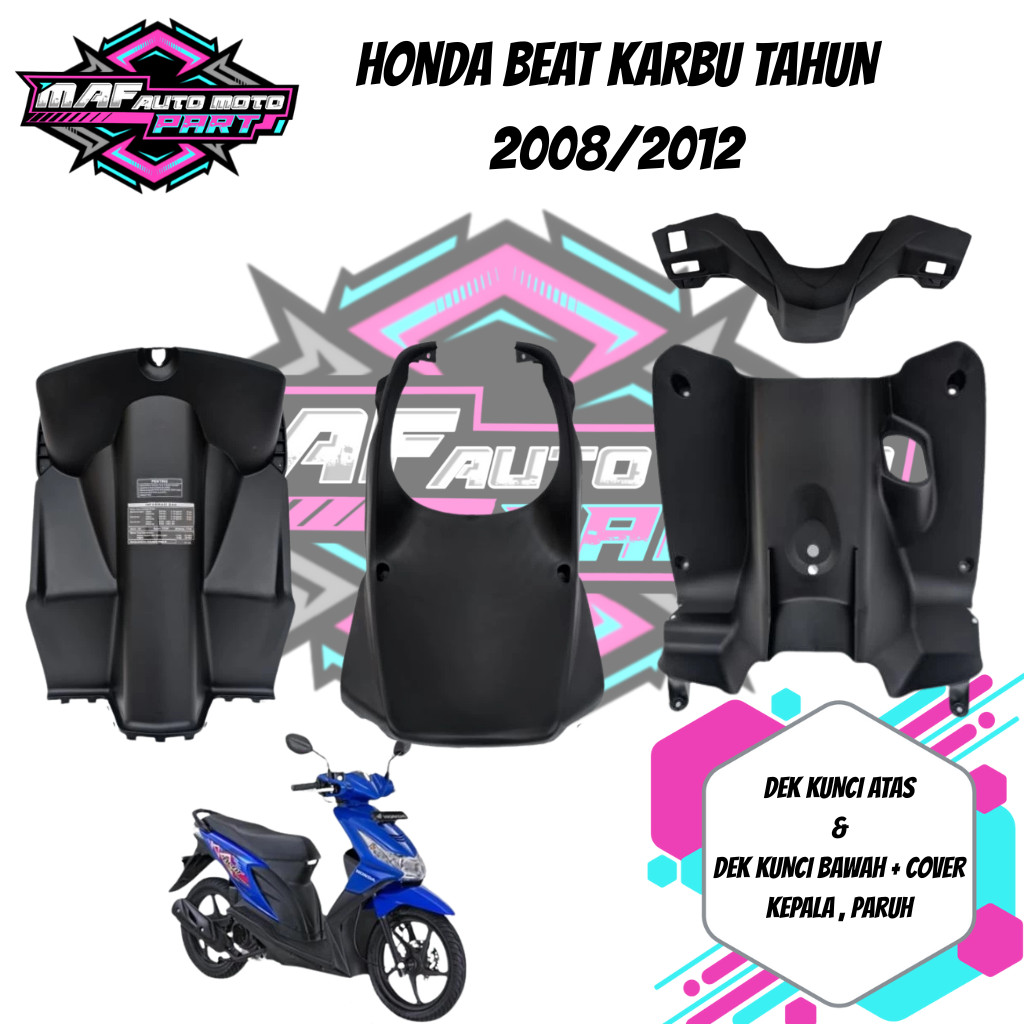 MAF - Paket Body Kasar Beat Karbu 2008-2012 / Paketan Cover Body Kasar Beat Karbu Old 2008-2012 / Pa