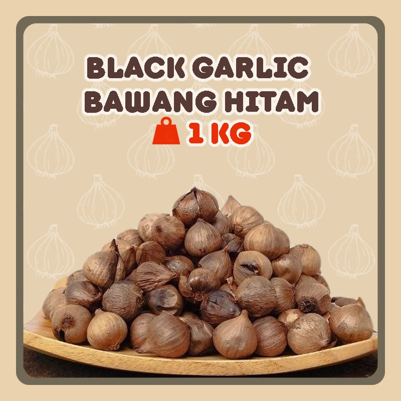 

Black Garlic Tunggal Manika 1 Kg Bawang Hitam Lanang Kualitas Premium