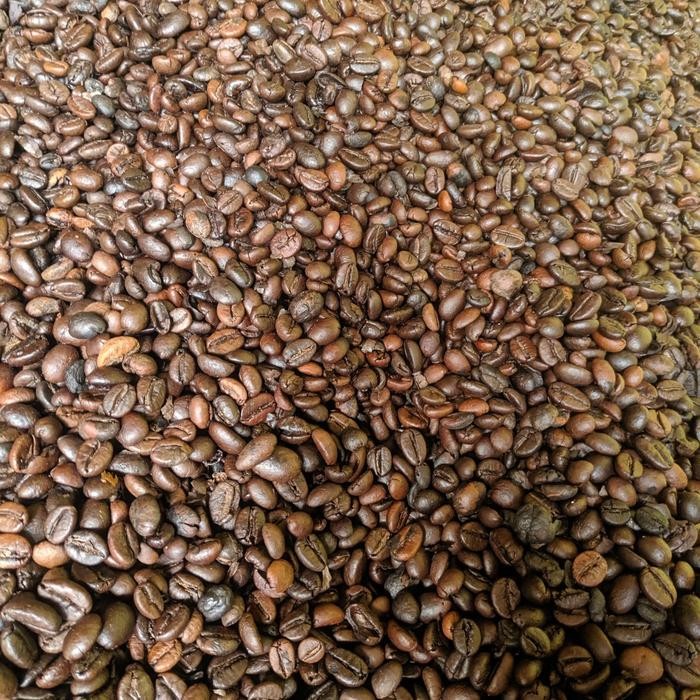 

10kg roastedbean kopi sangrai robusta lampung grosir kopi asli 100% - giling halus