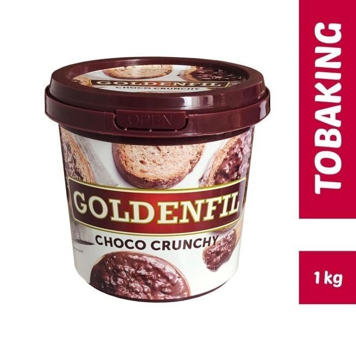 

GOLDENFIL Choco Crunchy 1kg selai coklat pasta