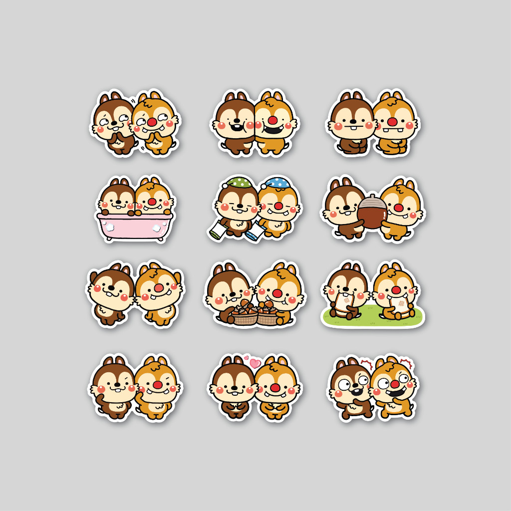 

Sticker Pack Chip N Dale | Sticker Tumbler | Stiker Laptop Koper Helm