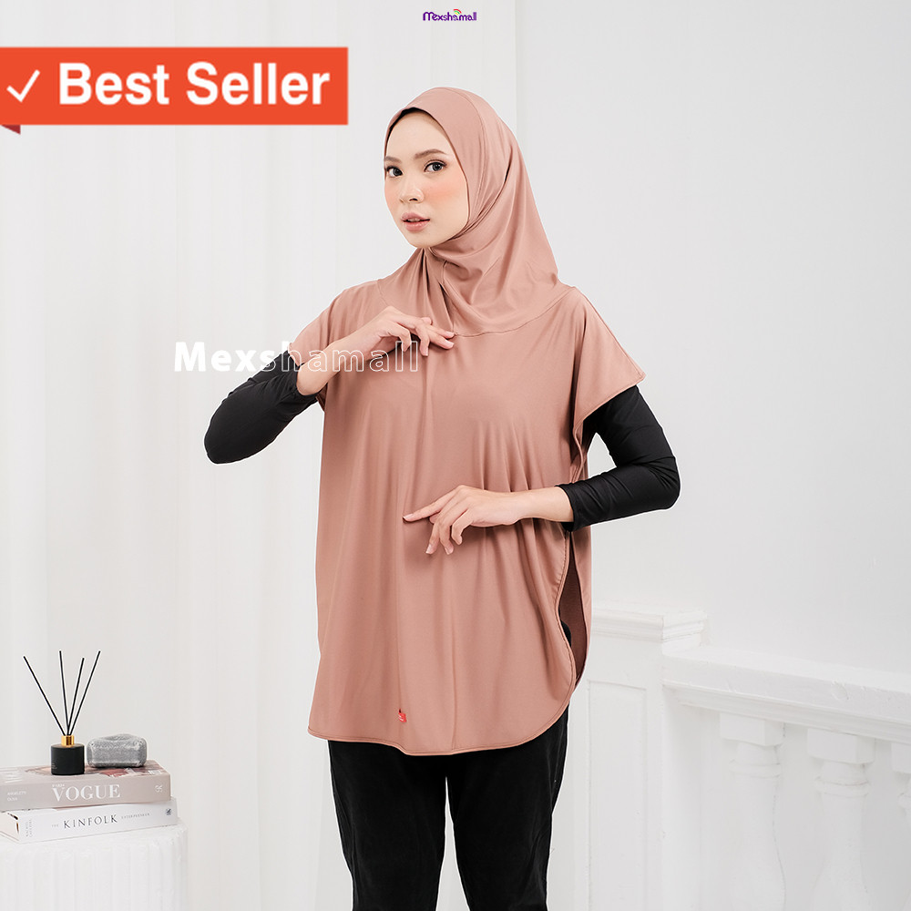 Vest Murah Wanita Sport Muslimah / Shamira - Hijab Rompi Sport Olahraga Instan  Amorra Hijab Rompi O