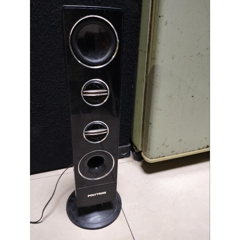 SPAREPART SPEAKER TOWER BEKAS TV LED POLYTRON 24-32 inchi
