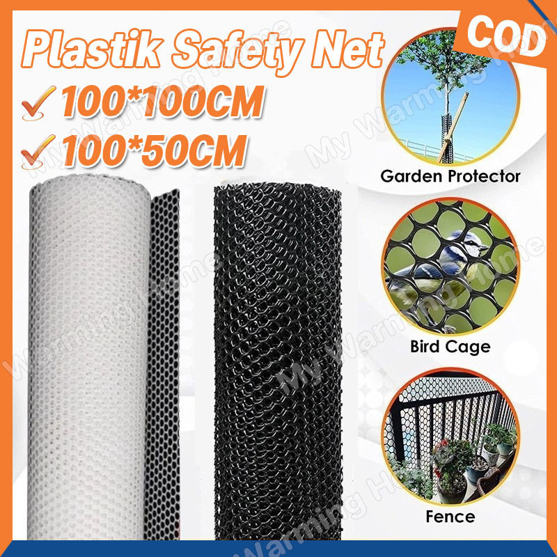 Jaring Pengaman Balkon dan Pagar Plastik PVC untuk Hewan Peliharaan dan Bayi
