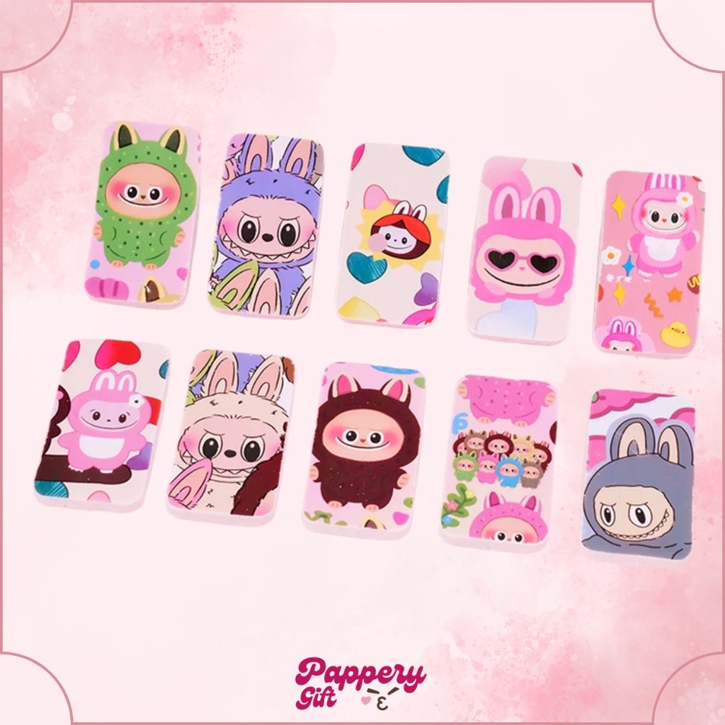 

Penghapus Hapusan Stip Eraser Karakter LABUBU Lisa Blackpink 1 Pcs - SE0441
