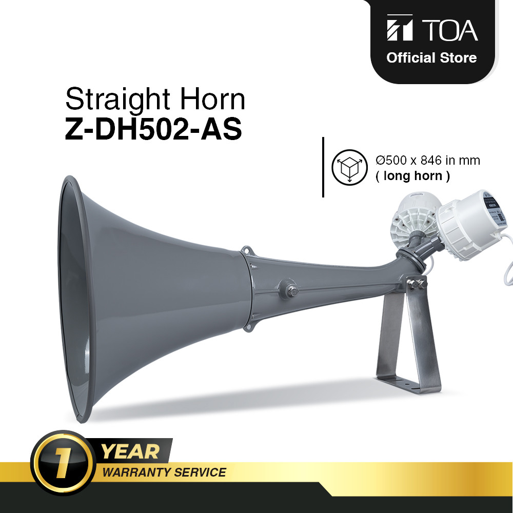 TOA  Z-DH502 & ZH-662D Straight Horn Speaker
