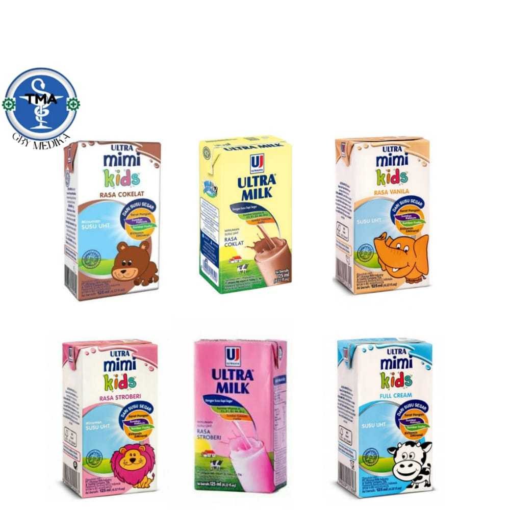 

ULTRA MIMI SUSU UHT / ULTRA MILK 125 ml 1 dus isi 40 pc