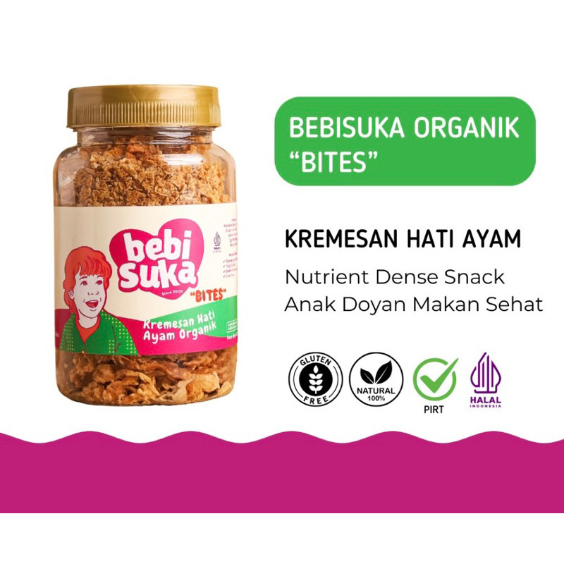 

BEBISUKA Kremesan hati ayam “Bites”