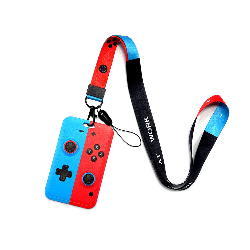 

Fun gamepad, ID card holder with neck clip, key neck strap, hanging rope, certificate holder, ID badge holder