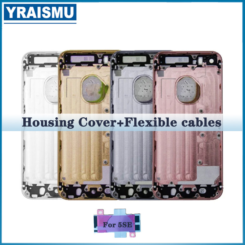 High quality For iPhone 5S SE  case battery door rear cover of chassis frame + tools and battery sti