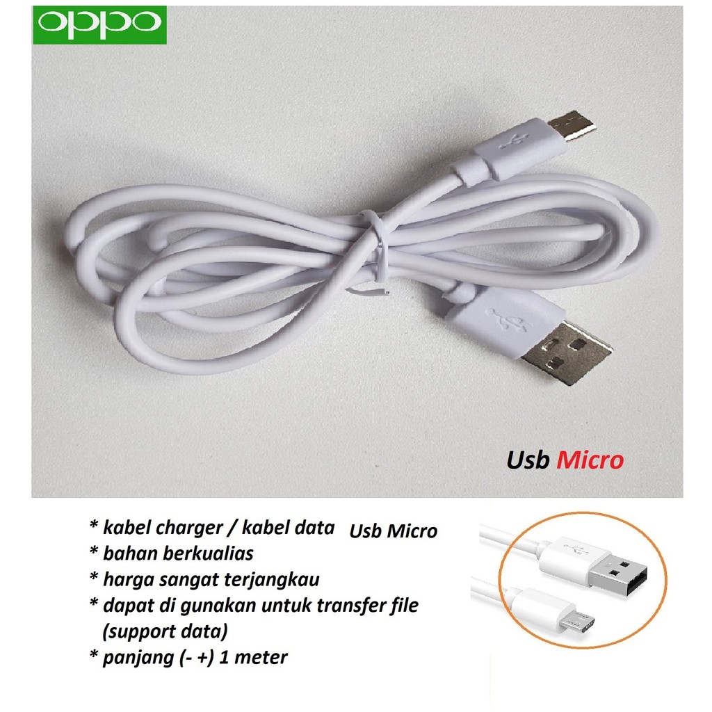 usb micro kabel charger oppo R15 (CPH1835) - R15X (PBCM10) - R15 pro (CPH1831)