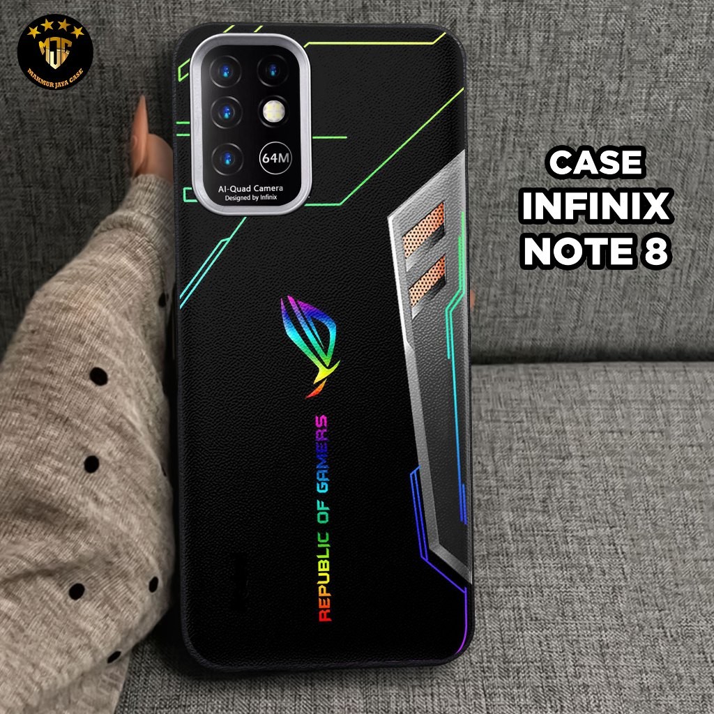Case INFINIX NOTE 8 [ROG GAMERS] Fashion Case INFINIX - Case Hp INFINIX NOTE 8 - Sarung Hp INFINIX N