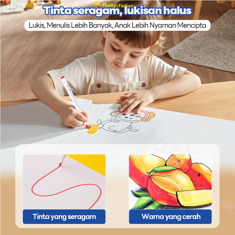 

Ay00! Mumystation Acrylic Marker Set Spidol Pastel Pulpen Highlight Drawing Spidol Akrilik