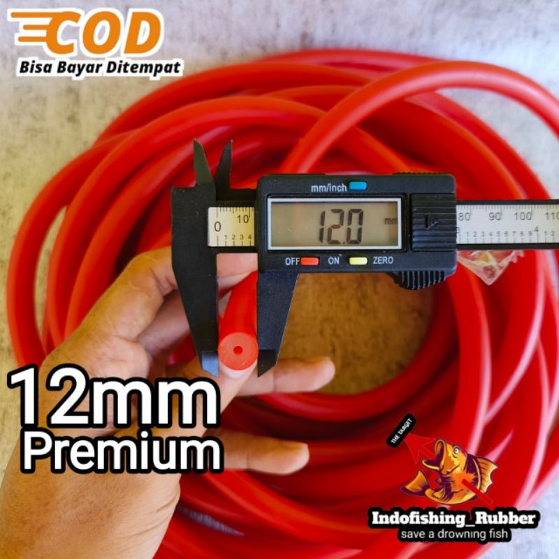 Karet Spearfishing Speargun 12mm Merah Karet Panah Ikan Hanya Karet CO
