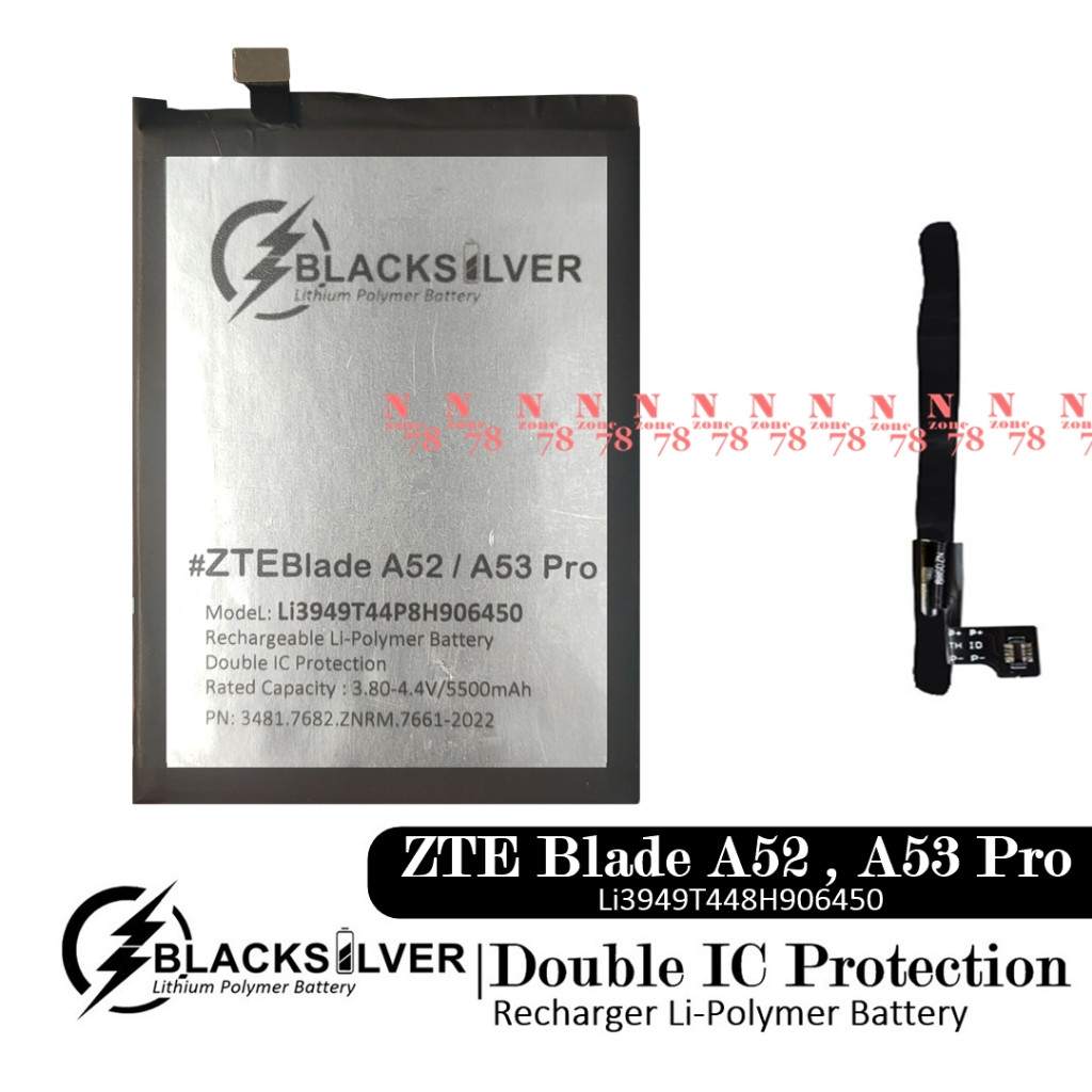 Baterai ZTE Blade A52 A53 Pro Li3949T44P8H906450 Double IC Protection Online