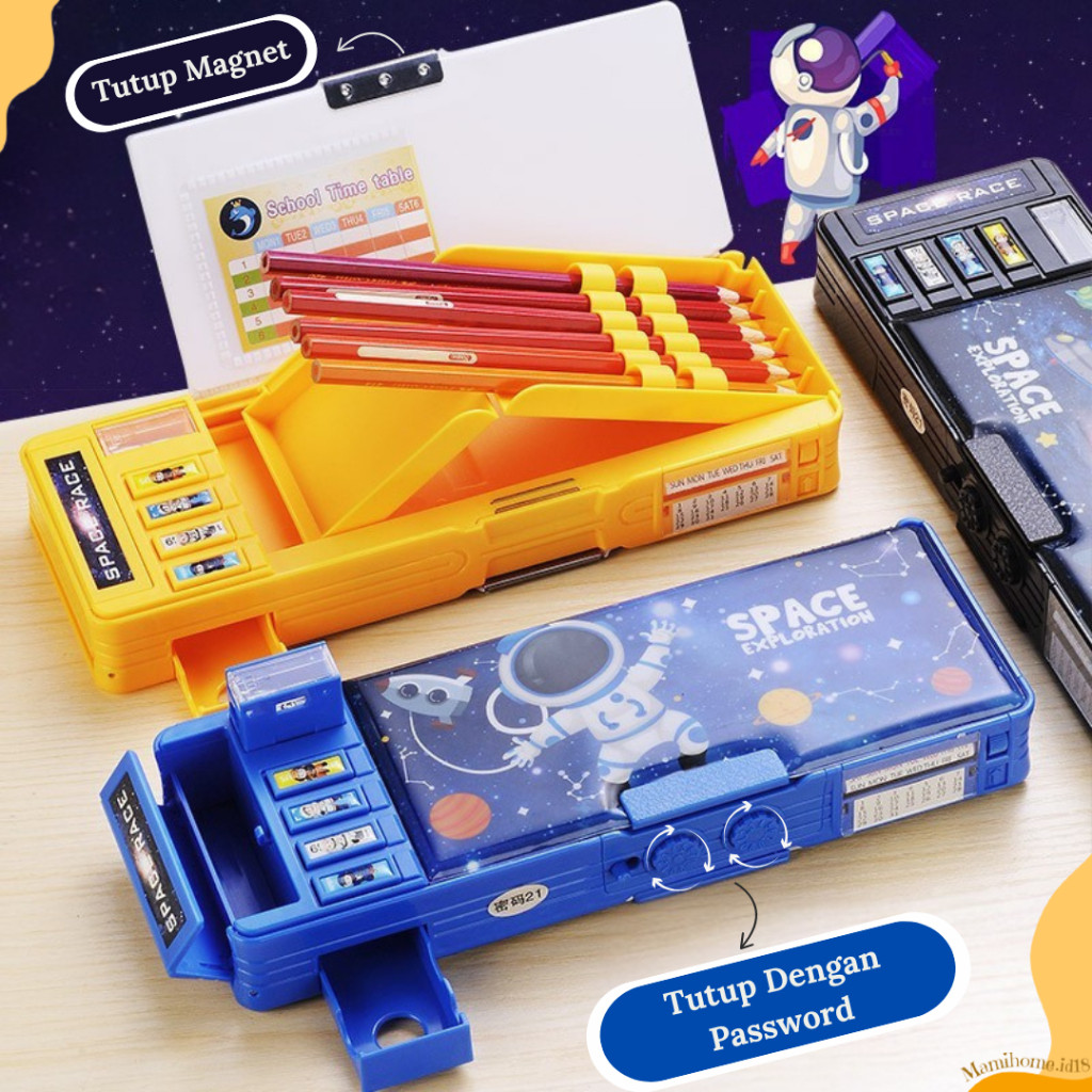 

Tempat Pensil Password Terbaru Tepak Magnet Anak Laki Laki Kotak Pensil Kata Sandi- Mamihome
