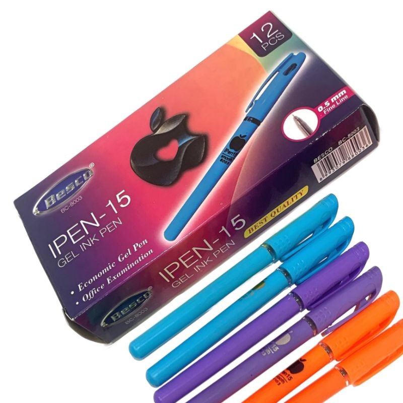 

Ballpoint Gell Hitam Besco Ipen-15 Bc.8003/Ballpoint/Pulpen Murah/Pulpen Gell/Pen Gell - SAN BWI