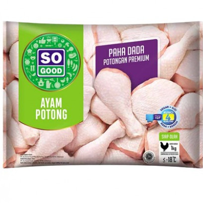 

Ayam Potong Kemasan So Good Ayam Potong Paha Dada