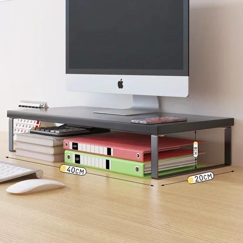 

30/40/50cm Raised Base Computer Elevated Monitor Display Desktop Storage Shelf Organizer Office Bracket Raise The