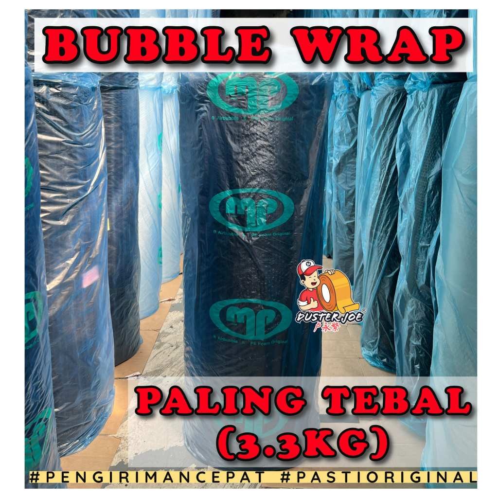 

KAYDEN STORE Bubble Wrap HITAM MP MuliaPack 125cm x 50M 3 KG PER 1 ROL