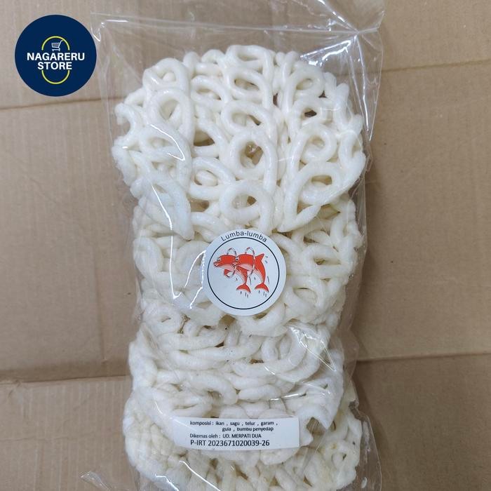 Kerupuk keriting radesa cap sepasang lumba-lumba