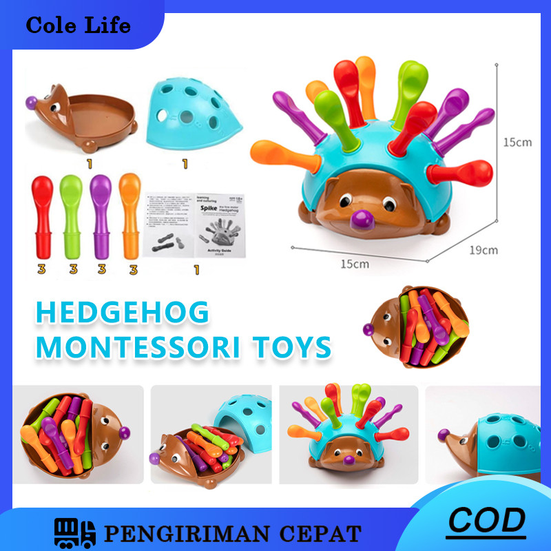 Mainan Edukasi Landak /6 12 Bulan Mainan Edukasi Landak Untuk Bayi Latihan Sensori