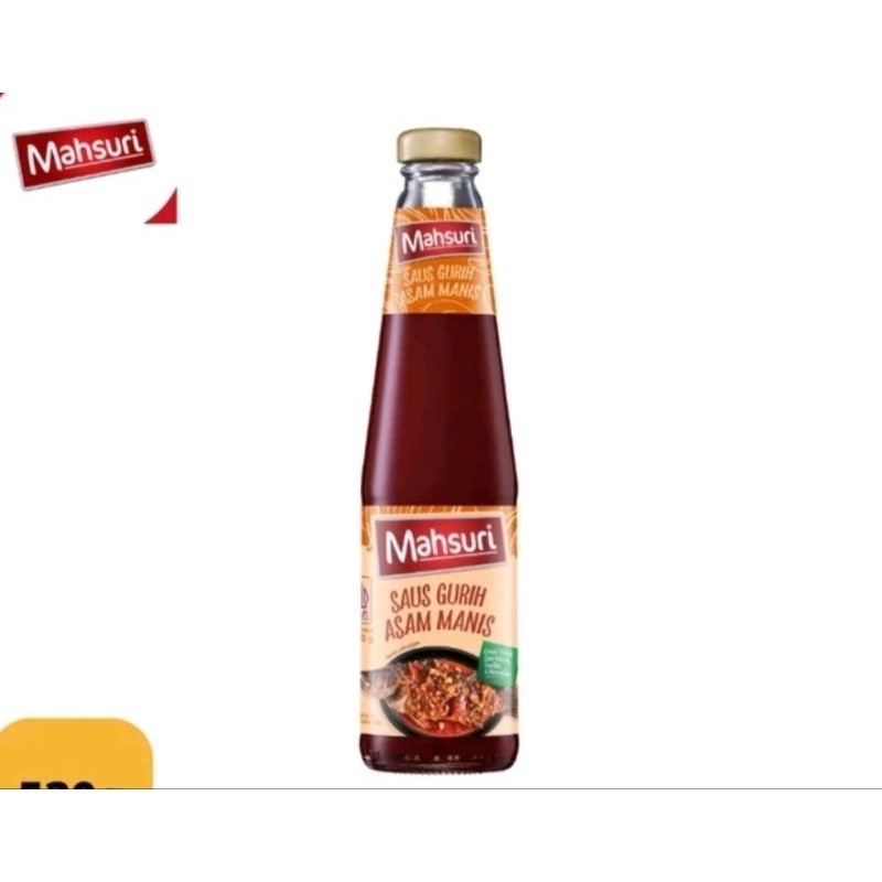 

Mahsuri Saus 3 Rasa Spicy Sweet & Sour Sauce Manis Asam Gurih Botol 265 Gram