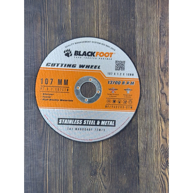 Mata Pisau Gerinda BLACKFOOT 4” / Mata Batu Gurinda BLACKFOOT 4” / Cutting Wheel BLACKFOOT 4” / DW B