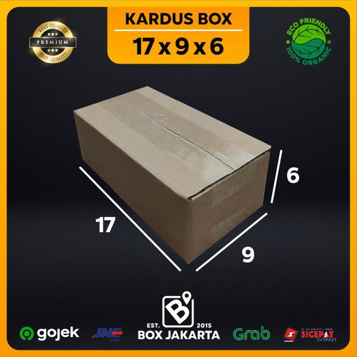 

KARDUS BOX uk 17x9x6 CM Kotak Packaging Corrugated SHEET POLOS