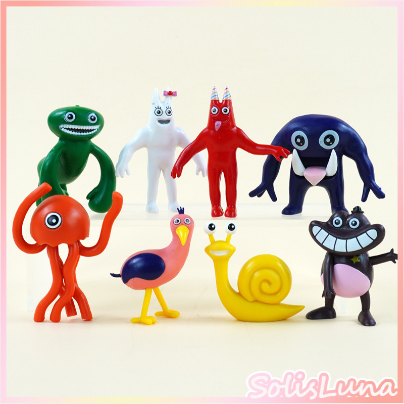 [COD] 8pcs Garten of Banban Action Figure Captain Fiddles Jumbo JoshOpila Model Burung Mainan Boneka