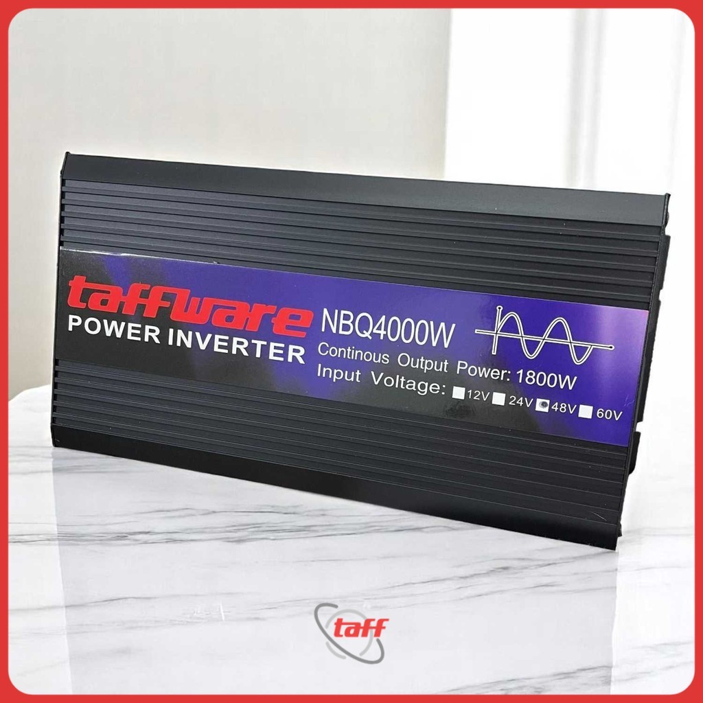 Taffware Power Inverter Mobil Pure Sine Wave DC 48V to AC 220V 4000W - NBQ4000W