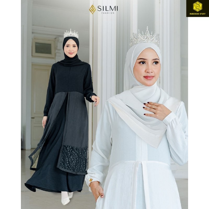 Silmi Official || Gamis Kondangan Simple Elegan || Rayya Family By Silmi Gamis Melayu Terbaru 2025 |