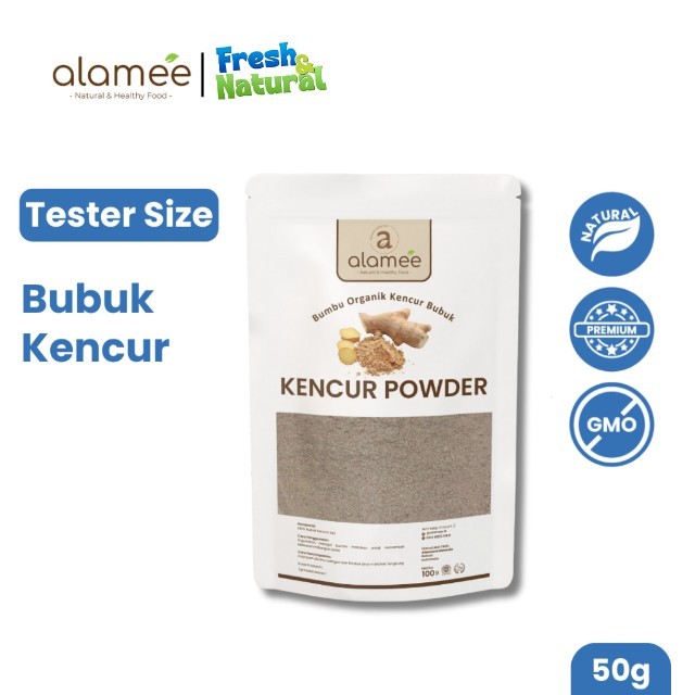 

ALAMEE Kencur Bubuk Bumbu Dapur Organik Murni Asli Tanpa Campuran Powder Spice 50g fresh and natural