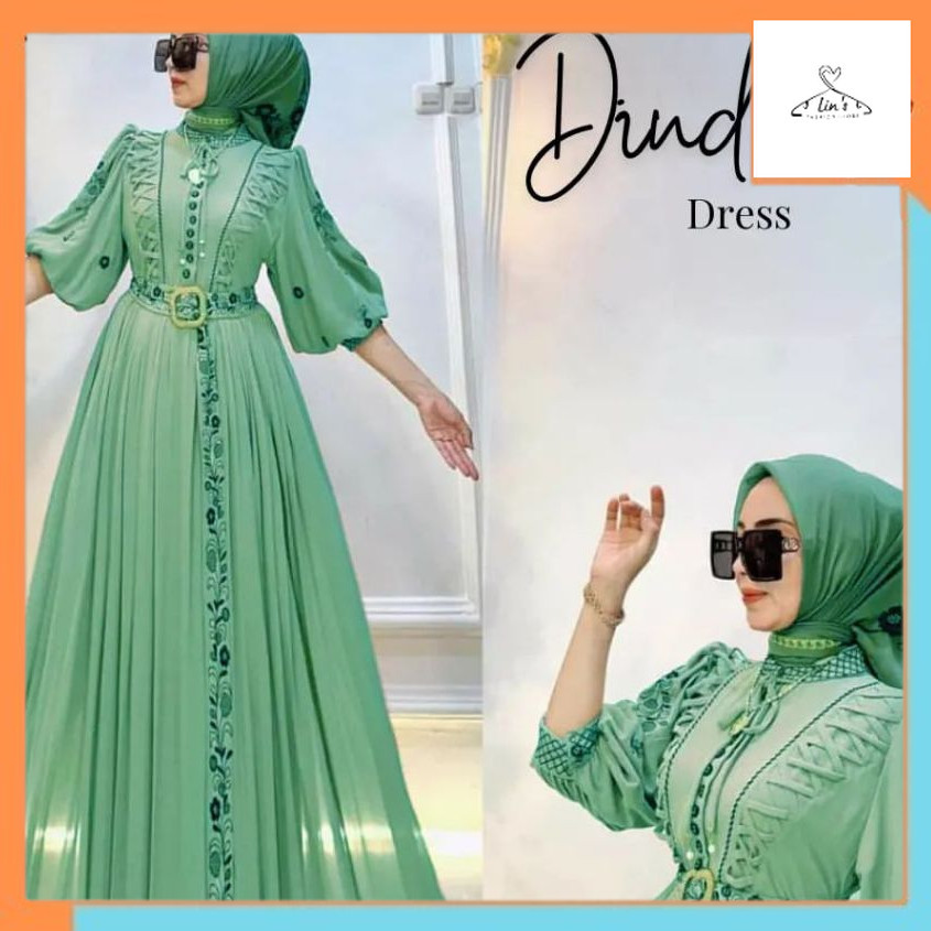 Atasan Wanita Murah FUJI DRESS WANITA MUSLIM TERBARU 2024 GAMIS PESTA MEWAH ELEGAN PREMIUM BUAT KOND