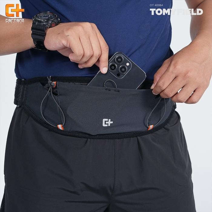 Running Belt Cartenz Tactical Tomyfield Olahraga - HITAM