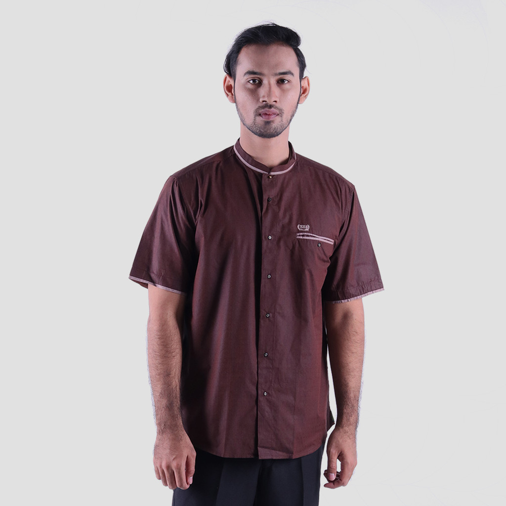 Baju Koko BHS Cosmo Coklat Tua 04