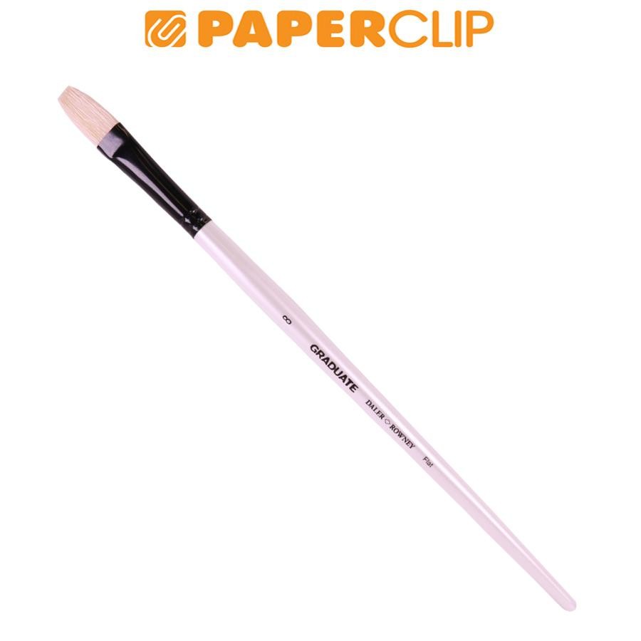 

KUAS LUKIS / BRUSH GRADUATE DALER ROWNEY BRISTLE FLAT LH NO.8