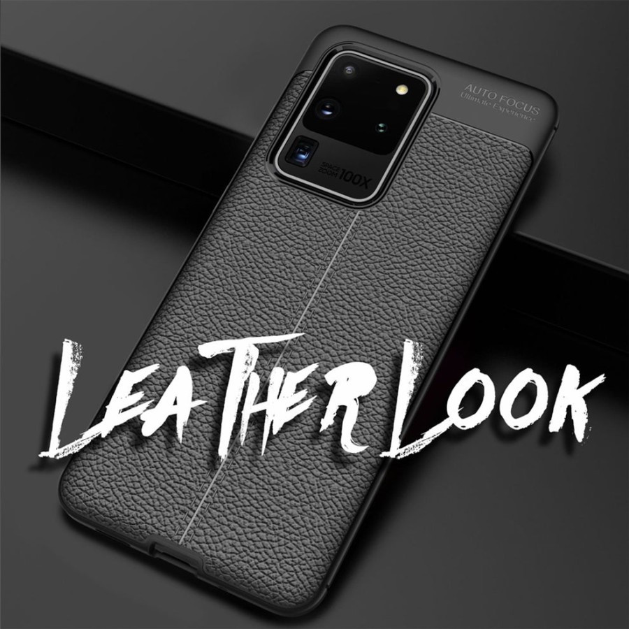 CASE  SAMSUNG S20 S20FE S20 PLUS S20 ULTRA AUTOFOCUS CARBON SILICONE LEATHER CASE