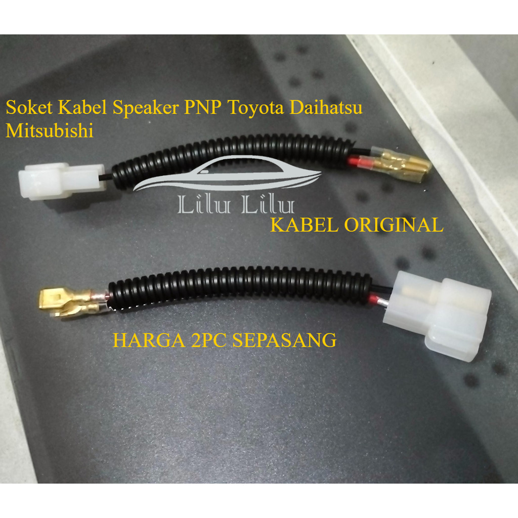 Soket Kabel Speaker PnP Toyota iNNOVA FORTUNER DSB / Mitsubishi