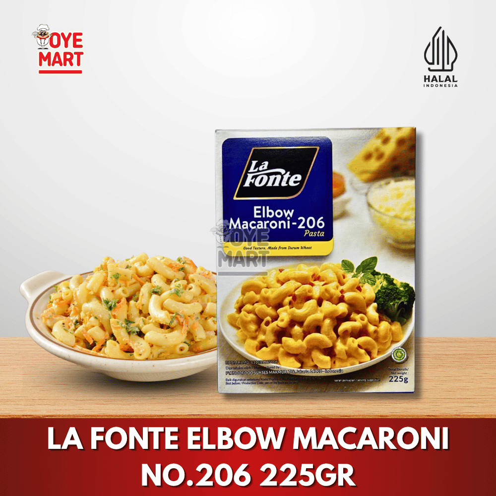 

LA FONTE ELBOW MACARONI NO.206 225GR