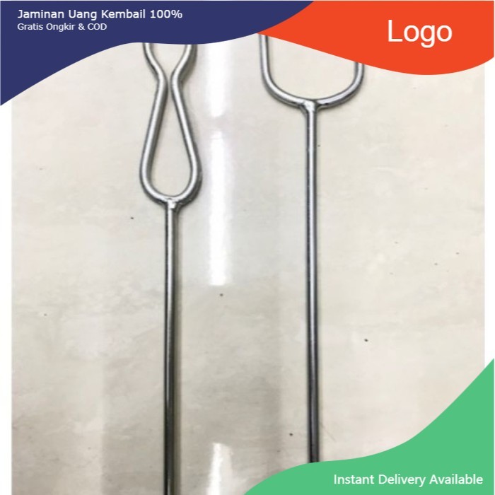 Jagrak Pancing Galatama Besi Chrome Tahan Karat - Congkok pancing, 1pcs model Y AF20